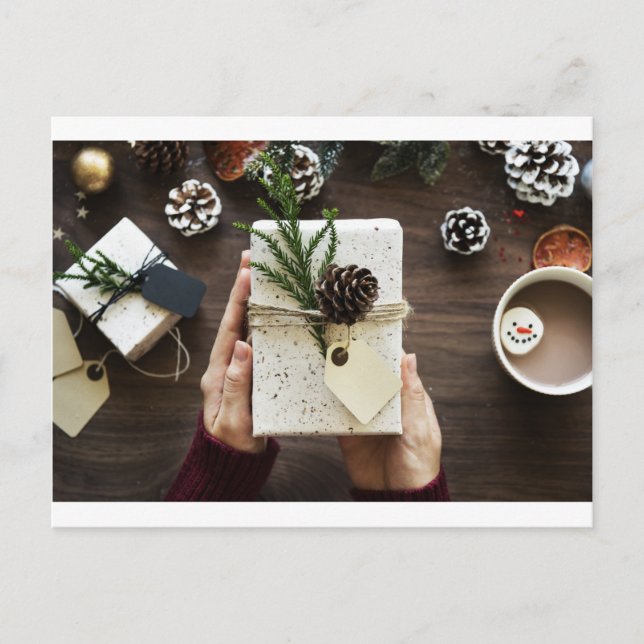 Cartes Pour Fêtes Annuelles Boîte de Noël décorative (Devant)