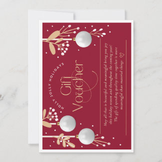 Cartes Pour Fêtes Annuelles Bon cadeau de vacances