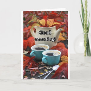 CARTES POUR FÊTES ANNUELLES **BON MATIN ET JOLI ANNIVERSAIRE**