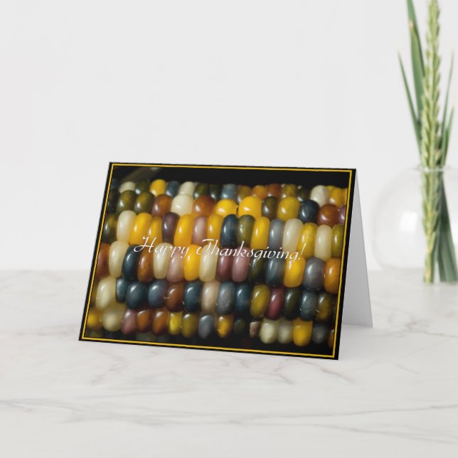 Cartes Pour Fêtes Annuelles Bon thanksgiving ! (Devant)