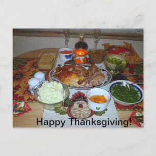 CARTES POUR FÊTES ANNUELLES BON THANKSGIVING !