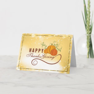 Cartes Pour Fêtes Annuelles Bon thanksgiving Conception De Texte Avec Citrouil