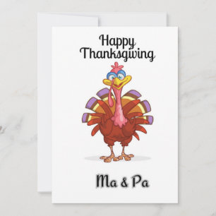 Cartes Pour Fêtes Annuelles Bon thanksgiving, fête de la Turquie