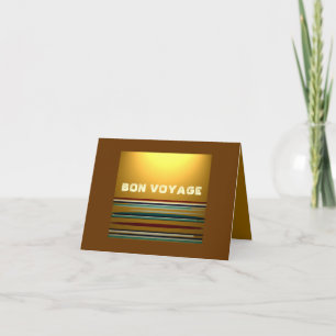 Cartes Pour Fêtes Annuelles Bon Voyage >Carte de vacances