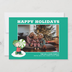 Cartes Pour Fêtes Annuelles Bonbon Linus Peppermint