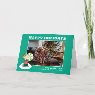 Cartes Pour Fêtes Annuelles Bonbon Linus Peppermint