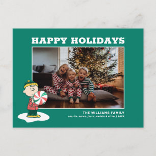 Cartes Pour Fêtes Annuelles Bonbons à la menthe Charlie Brown