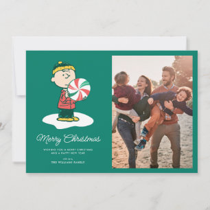 Cartes Pour Fêtes Annuelles Bonbons à la menthe Charlie Brown
