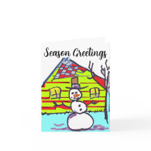 Bonhomme de Neige à l'Extérieur