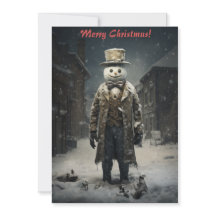 Bonhomme de neige sombre de Noël