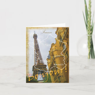 Cartes Pour Fêtes Annuelles Bonjour !