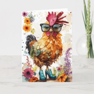 CARTES POUR FÊTES ANNUELLES BONJOUR D'ANNIVERSAIRE À UN CHICK FABULEUX