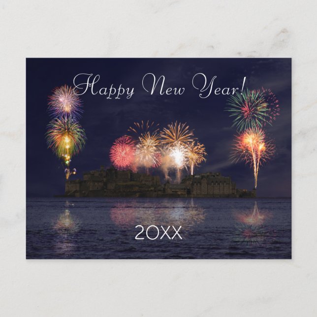Cartes Pour Fêtes Annuelles Bonne année (Devant)
