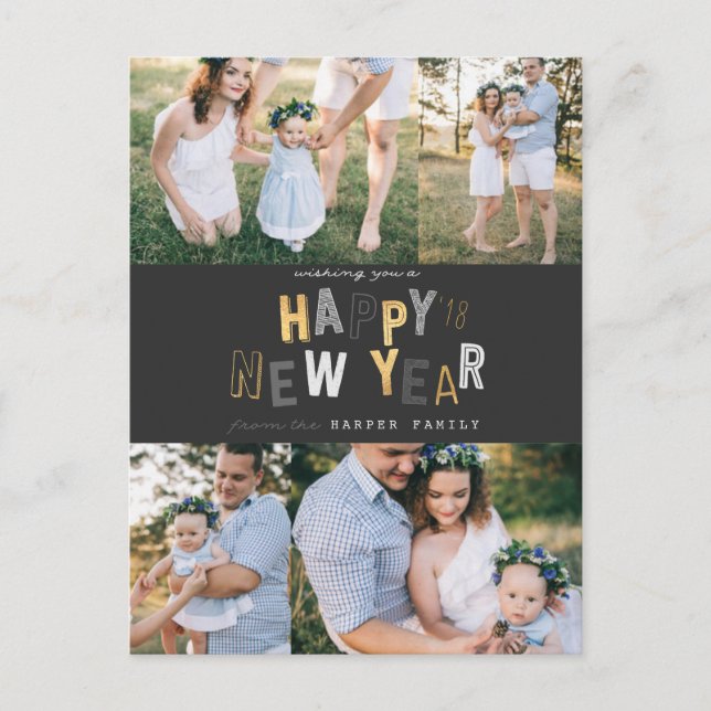 CARTES POUR FÊTES ANNUELLES BONNE ANNÉE (Devant)