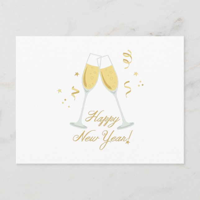 Cartes Pour Fêtes Annuelles Bonne année (Devant)