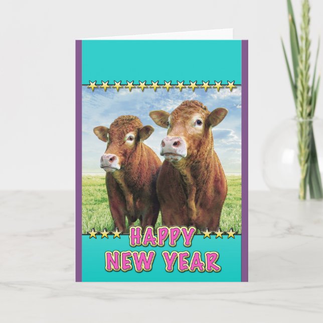 Cartes Pour Fêtes Annuelles Bonne année (Devant)