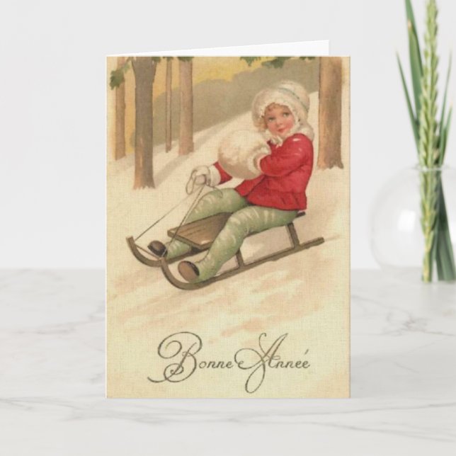 Cartes Pour Fêtes Annuelles Bonne Annee (Devant)