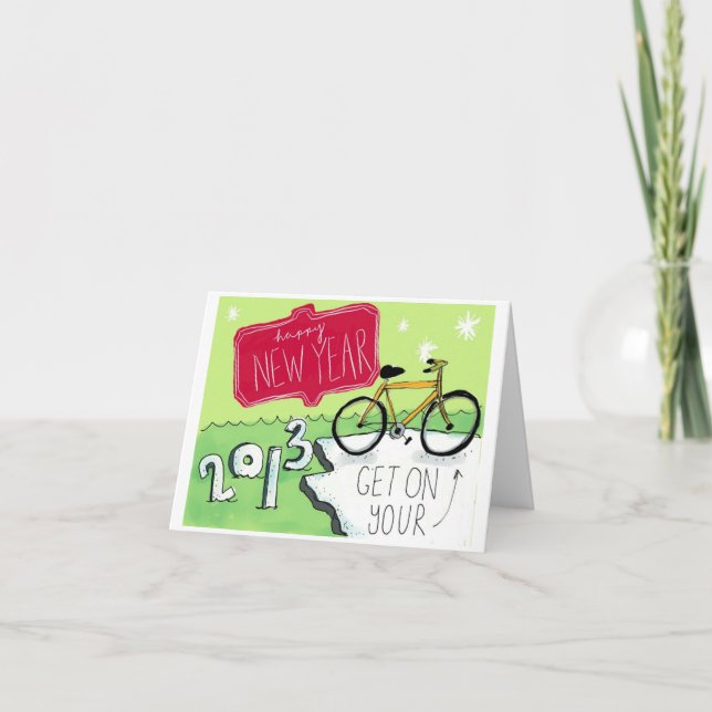 Cartes Pour Fêtes Annuelles Bonne année (Devant)