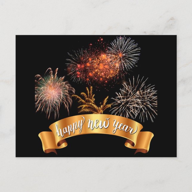 Cartes Pour Fêtes Annuelles Bonne année (Devant)