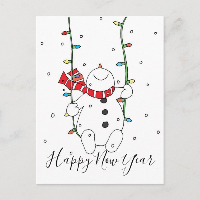 Cartes Pour Fêtes Annuelles Bonne année (Devant)