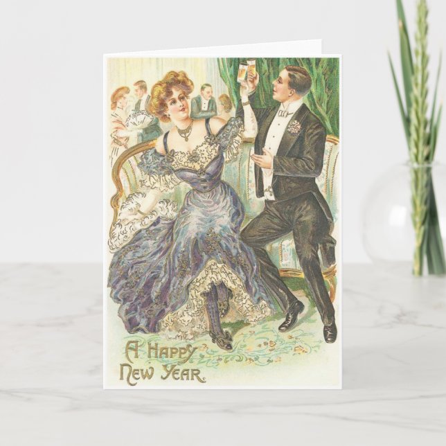 Cartes Pour Fêtes Annuelles Bonne année (Devant)