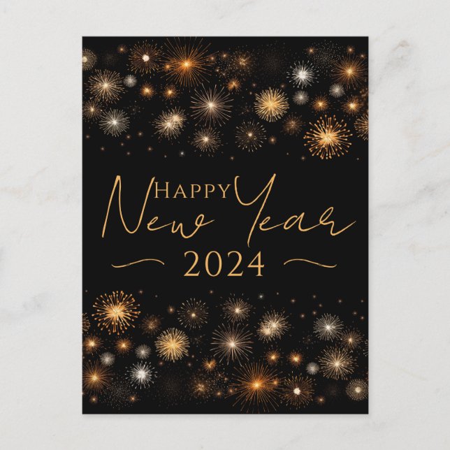 Cartes Pour Fêtes Annuelles Bonne année (Devant)