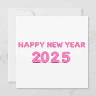 Cartes Pour Fêtes Annuelles Bonne année 2025 fond transparent