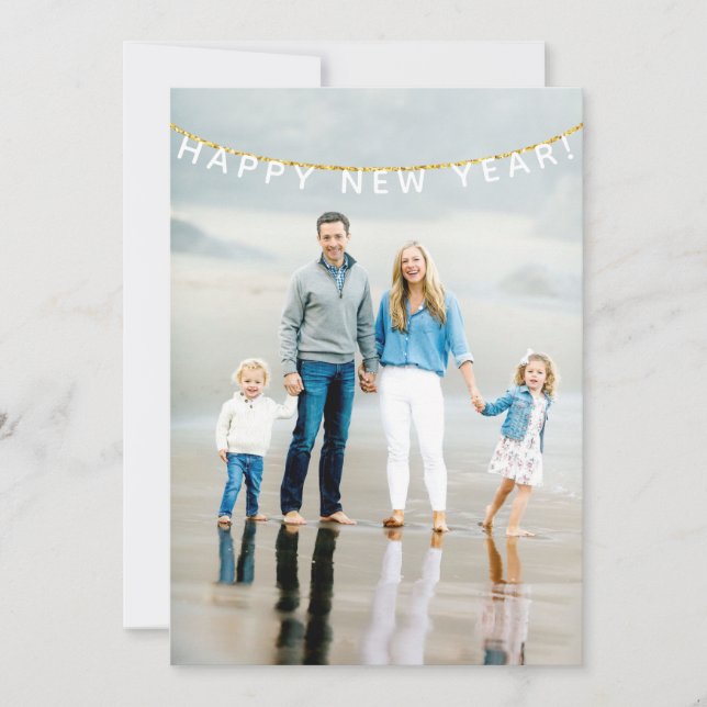 Cartes Pour Fêtes Annuelles Bonne année Bannière photo Appartement de vacances (Devant)