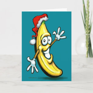 Cartes Pour Fêtes Annuelles Bonne année de banane de Joyeux Noël