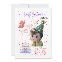 Bonne année et joyeux anniversaire Double Célébrat