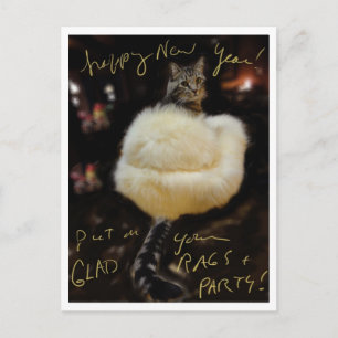 Cartes Pour Fêtes Annuelles Bonne année ! Mettez dessus vos heureux chiffons