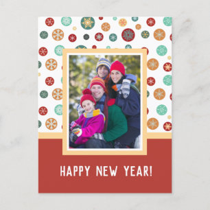 Cartes Pour Fêtes Annuelles Bonne année photo de famille