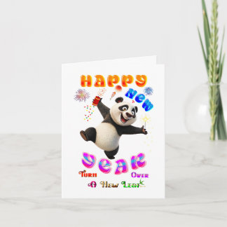 Cartes Pour Fêtes Annuelles Bonne année, tournez la page