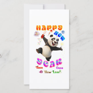 Cartes Pour Fêtes Annuelles Bonne année, tournez la page