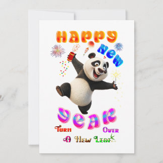 Cartes Pour Fêtes Annuelles Bonne année, tournez la page