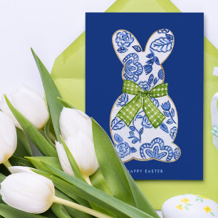 Cartes Pour Fêtes Annuelles Bonne Chinoiserie de Pâques Bunny Cookie