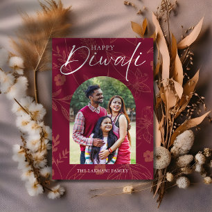 Cartes Pour Fêtes Annuelles Bonne Diwali Family Photo Appartement de vacances