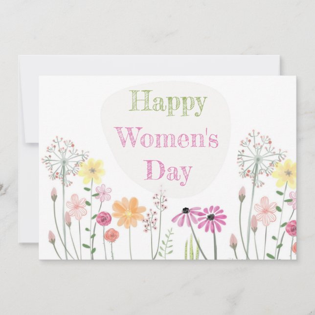 Cartes Pour Fêtes Annuelles Bonne fête des femmes (Devant)