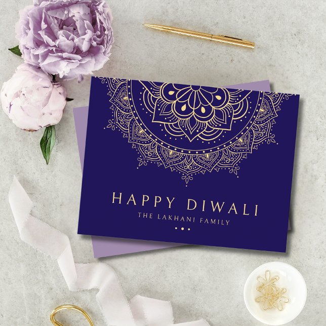 Cartes Pour Fêtes Annuelles Bonne fête des lumières de Diwali (Créateur téléchargé)
