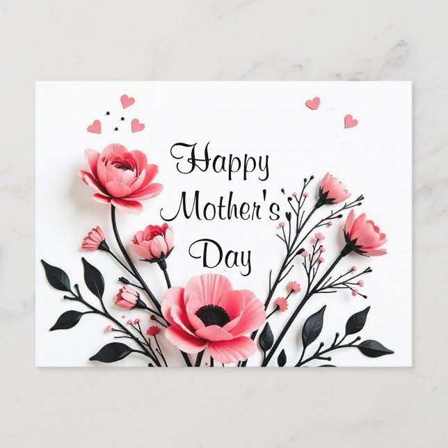 Cartes Pour Fêtes Annuelles Bonne fête des mères (Floral Arrangement Happy Mother's Day Card!)