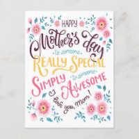Bonne fête des mères | à Special and Awesome Mom