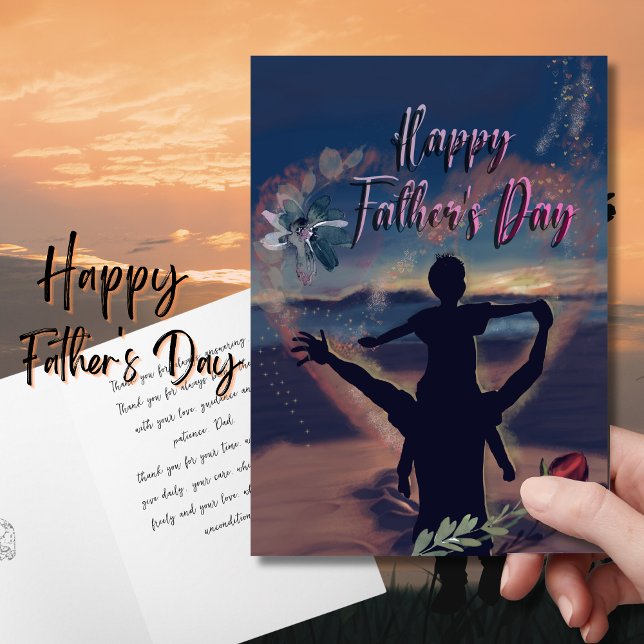 Cartes Pour Fêtes Annuelles Bonne Fête des pères ( Happy Father's Day Holiday Card )