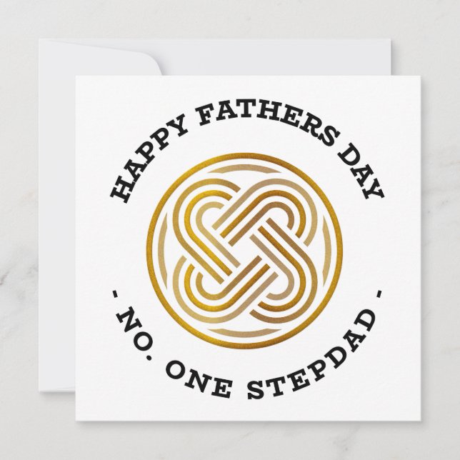 Cartes Pour Fêtes Annuelles Bonne Fête des pères numéro un Stepdad (Devant)