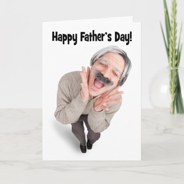 Cartes Pour Fêtes Annuelles Bonne Fête des pères rire Papa plaisante Humour  (Devant)