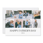 Bonne Fête des pères Simple Photo Élégante