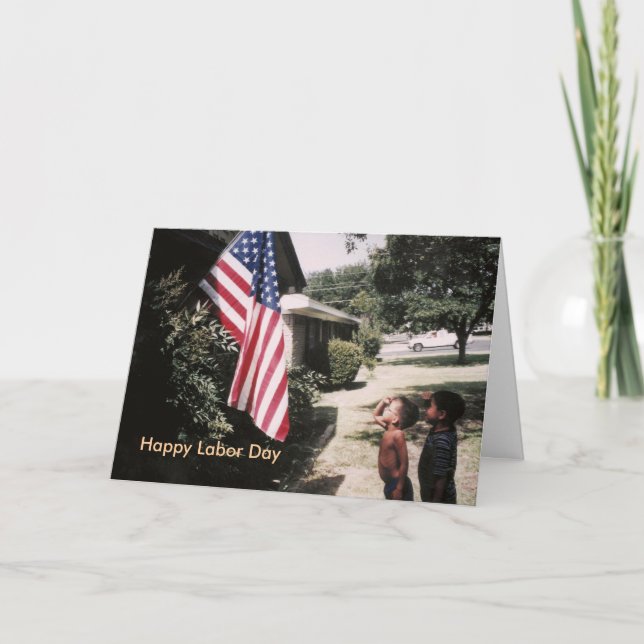 Cartes Pour Fêtes Annuelles Bonne fête du travail (Devant)