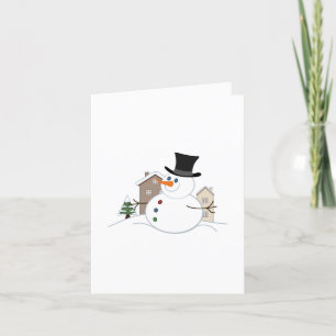 Cartes Pour Fêtes Annuelles Bonne illustration de Noël Snowman