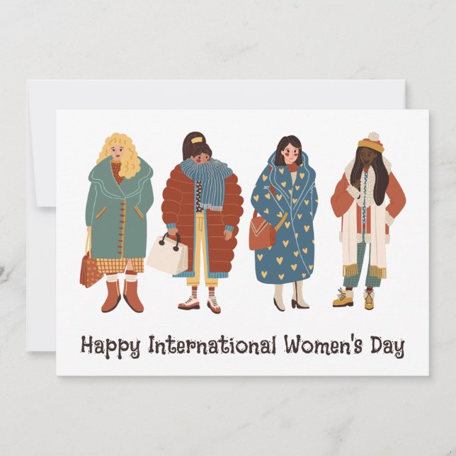 Cartes Pour Fêtes Annuelles Bonne Journée internationale de la femme (Devant)
