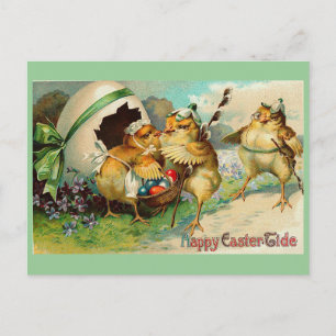 Cartes Pour Fêtes Annuelles Bonne Marche de Pâques Vintage