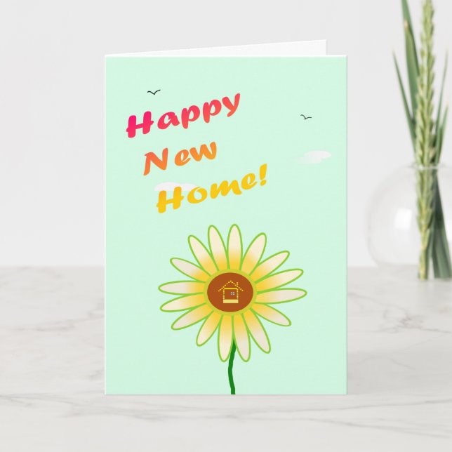 Cartes Pour Fêtes Annuelles Bonne Nouvelle Maison - Félicitations ! (Devant)